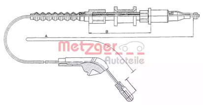 Трос METZGER 11.5943