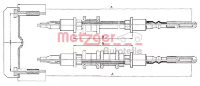 Трос METZGER 11.5971