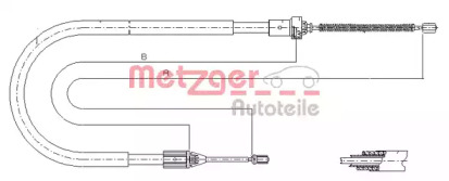 Трос METZGER 11.6584