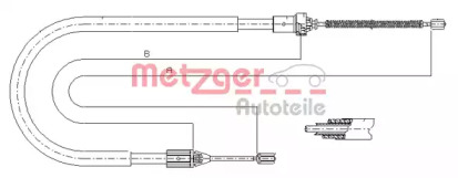 Трос METZGER 11.6585