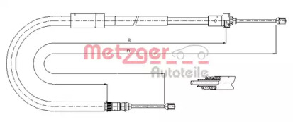 Трос METZGER 11.6664