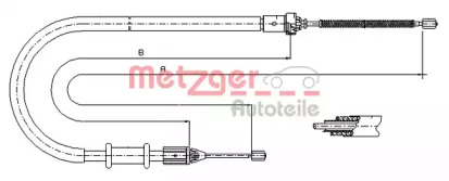 Трос METZGER 11.6675