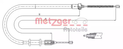 Трос METZGER 11.6676