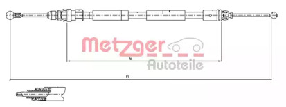 Трос METZGER 11.6807