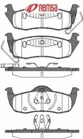 Комплект тормозных колодок METZGER 1106.10