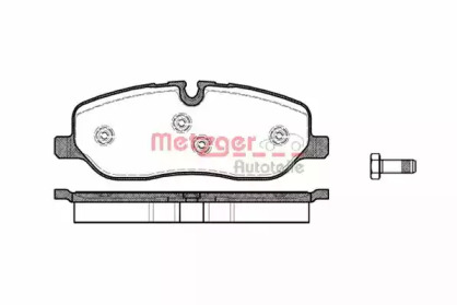 Комплект тормозных колодок METZGER 1158.00