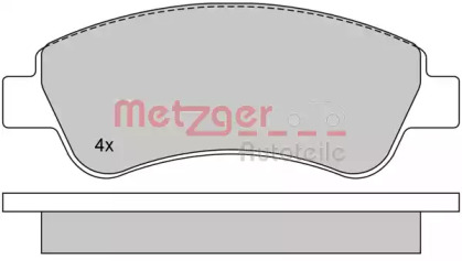 Комплект тормозных колодок METZGER 1170026