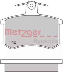 Комплект тормозных колодок METZGER 1170030