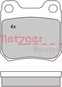 Комплект тормозных колодок METZGER 1170034