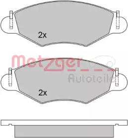 Комплект тормозных колодок METZGER 1170059