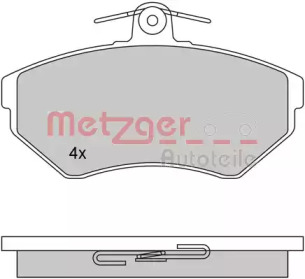 Комплект тормозных колодок METZGER 1170061