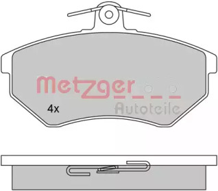 Комплект тормозных колодок METZGER 1170062