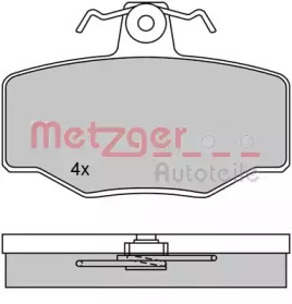 Комплект тормозных колодок METZGER 1170076