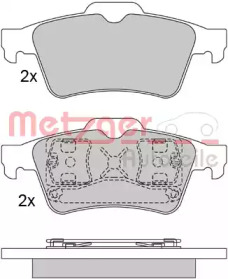 Комплект тормозных колодок METZGER 1170080