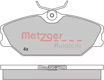 Комплект тормозных колодок METZGER 1170084