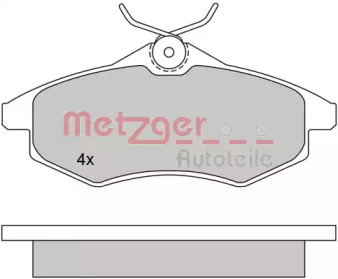 Комплект тормозных колодок METZGER 1170163