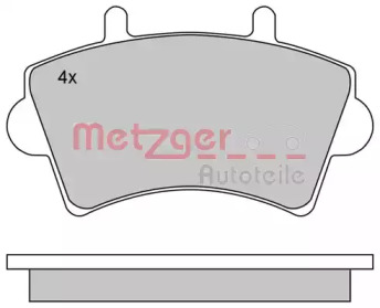 Комплект тормозных колодок METZGER 1170175