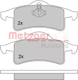 Комплект тормозных колодок METZGER 1170254