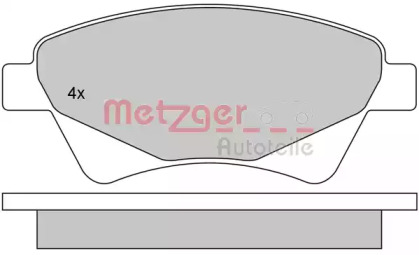 Комплект тормозных колодок METZGER 1170255