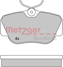 Комплект тормозных колодок METZGER 1170266