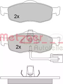 Комплект тормозных колодок METZGER 1170267