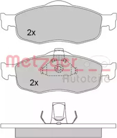 Комплект тормозных колодок METZGER 1170273
