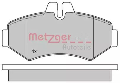 Комплект тормозных колодок METZGER 1170274