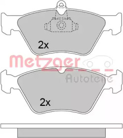 Комплект тормозных колодок METZGER 1170279