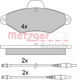 Комплект тормозных колодок METZGER 1170319