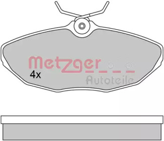 Комплект тормозных колодок METZGER 1170341