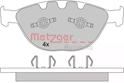 Комплект тормозных колодок METZGER 1170380