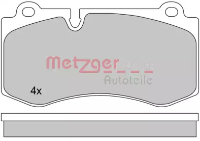 Комплект тормозных колодок METZGER 1170383