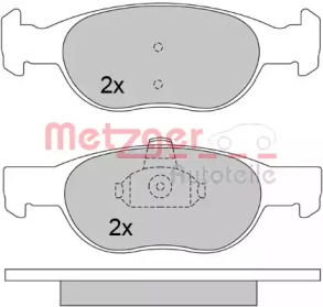 Комплект тормозных колодок METZGER 1170390