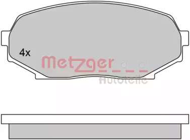 Комплект тормозных колодок METZGER 1170396