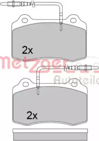 Комплект тормозных колодок METZGER 1170399