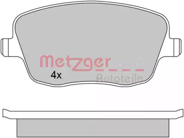 Комплект тормозных колодок METZGER 1170417