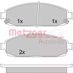 Комплект тормозных колодок METZGER 1170423