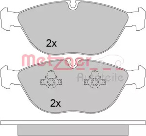 Комплект тормозных колодок METZGER 1170454