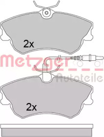 Комплект тормозных колодок METZGER 1170456