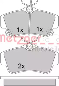 Комплект тормозных колодок METZGER 1170459