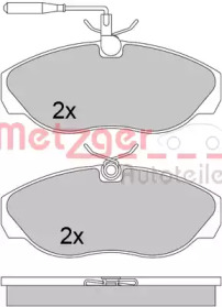 Комплект тормозных колодок METZGER 1170477