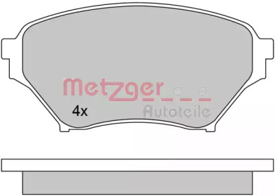 Комплект тормозных колодок METZGER 1170480