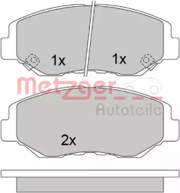 Комплект тормозных колодок METZGER 1170507