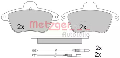 Комплект тормозных колодок METZGER 1170575