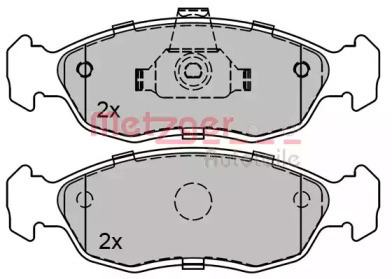 Комплект тормозных колодок METZGER 1170578