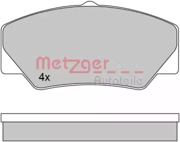 Комплект тормозных колодок METZGER 1170599