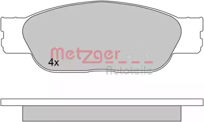 Комплект тормозных колодок METZGER 1170610