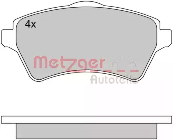 Комплект тормозных колодок METZGER 1170612