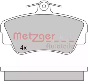 Комплект тормозных колодок METZGER 1170627