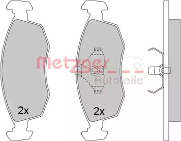 Комплект тормозных колодок METZGER 1170642